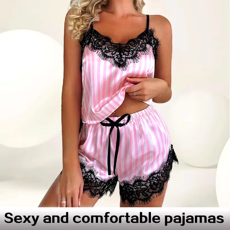 Sexy Lace Pajama Set 